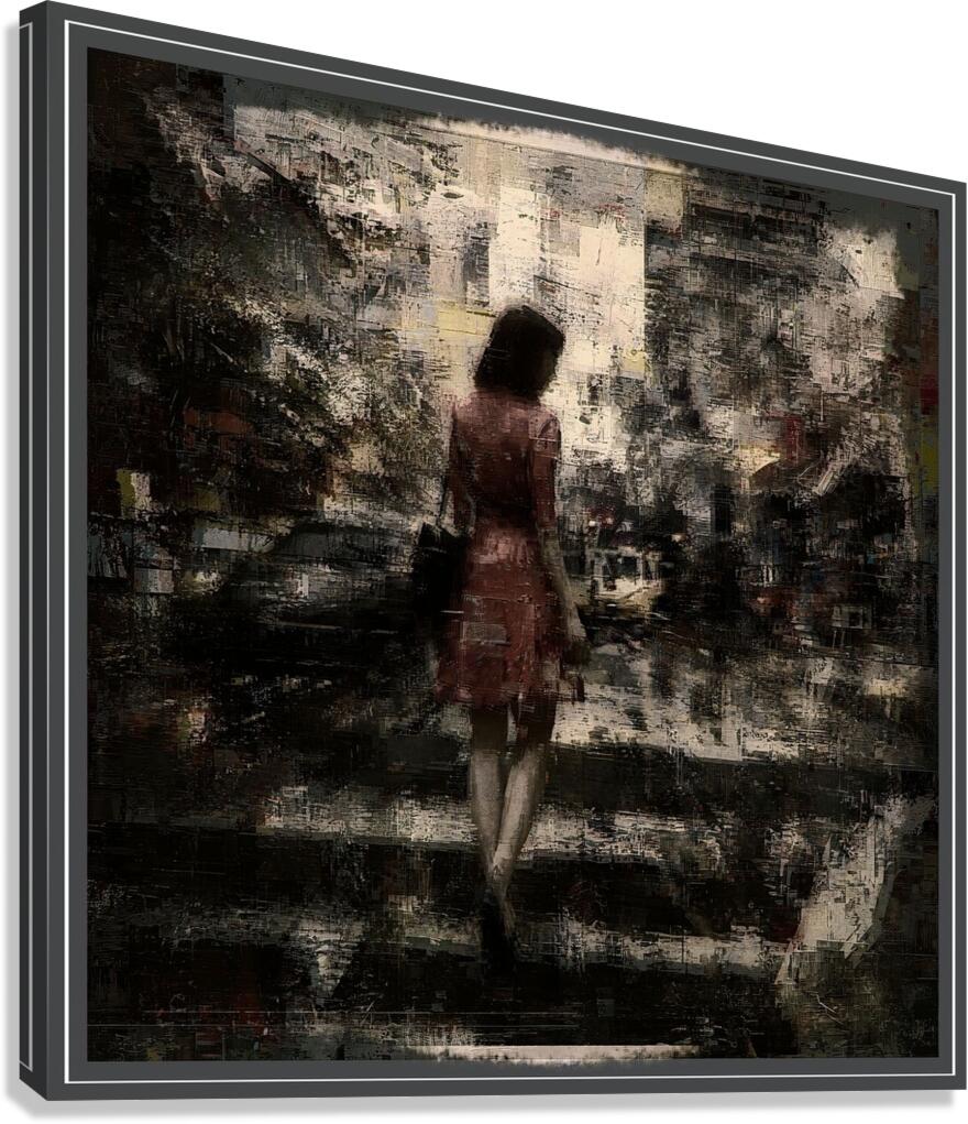 Crosswalk Silence Canvas Print