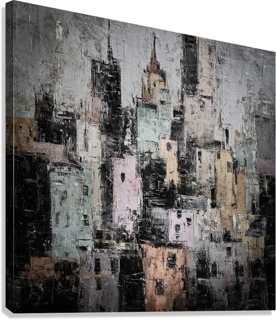 Muted Skyline Canvas Print