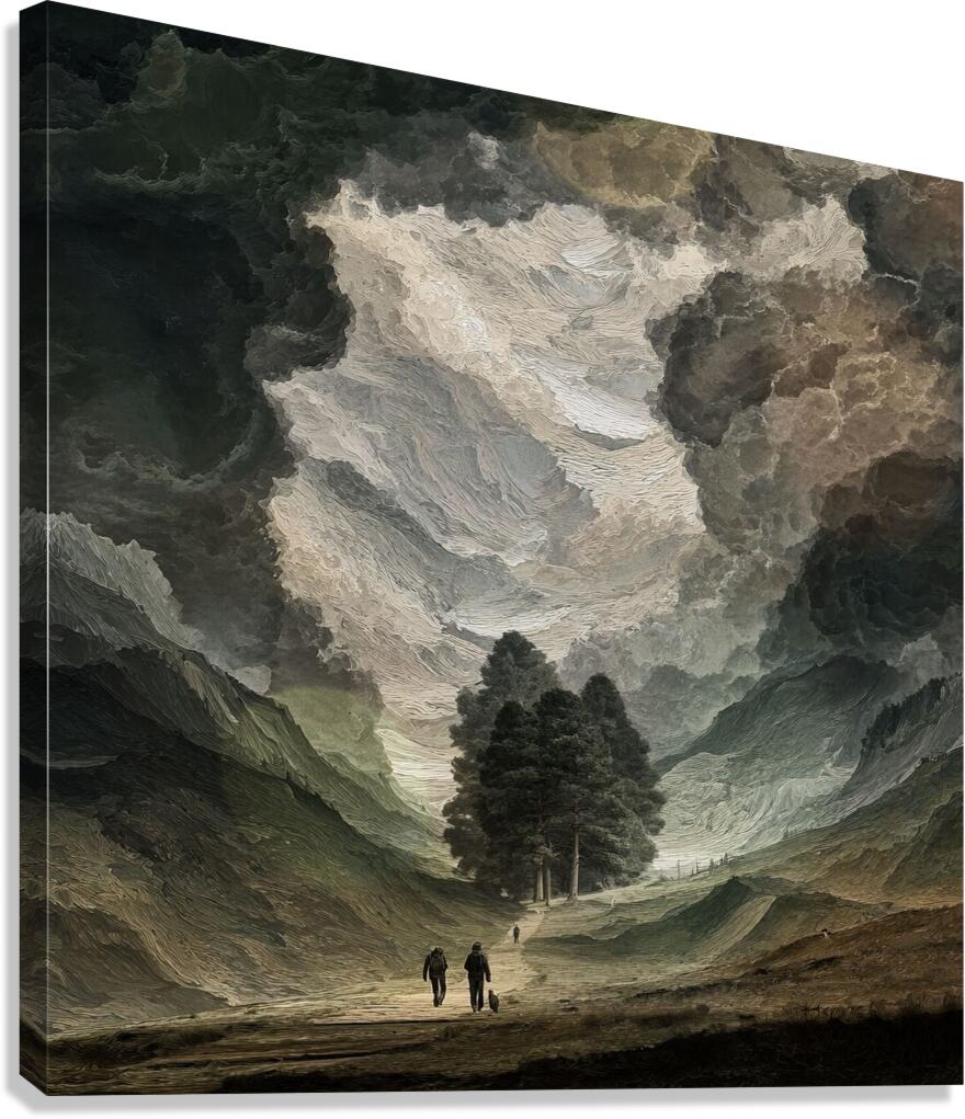 The Listening Pines Canvas Print