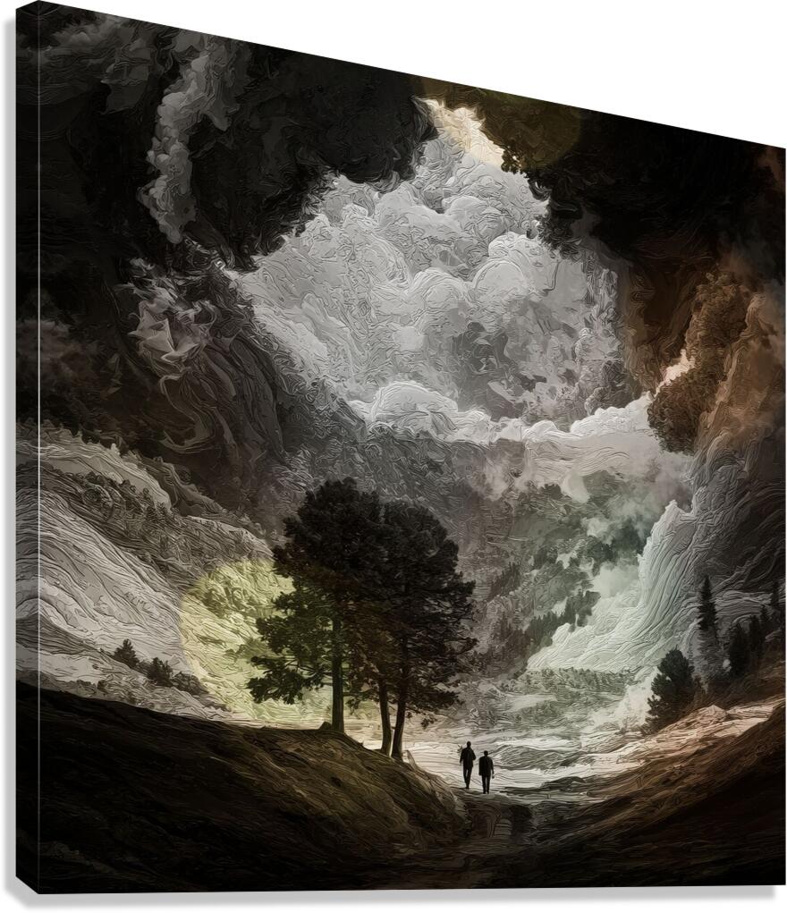 Past the Pines Canvas Print