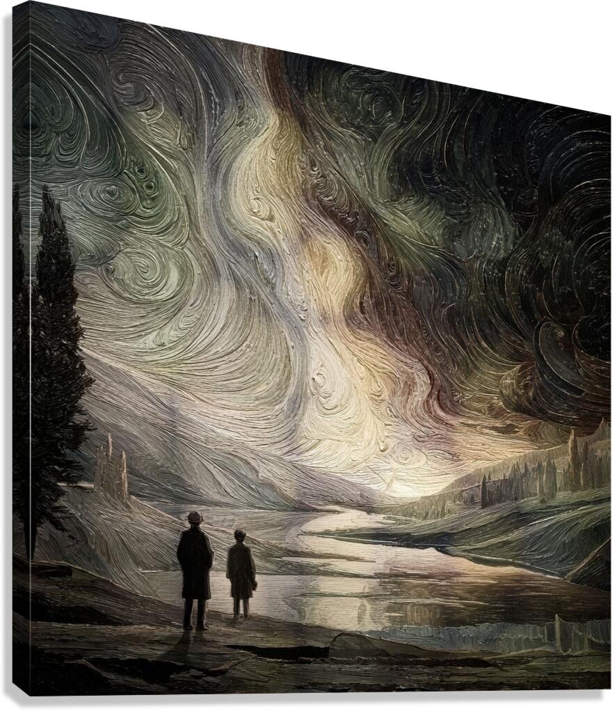 Swirling Light Canvas Print