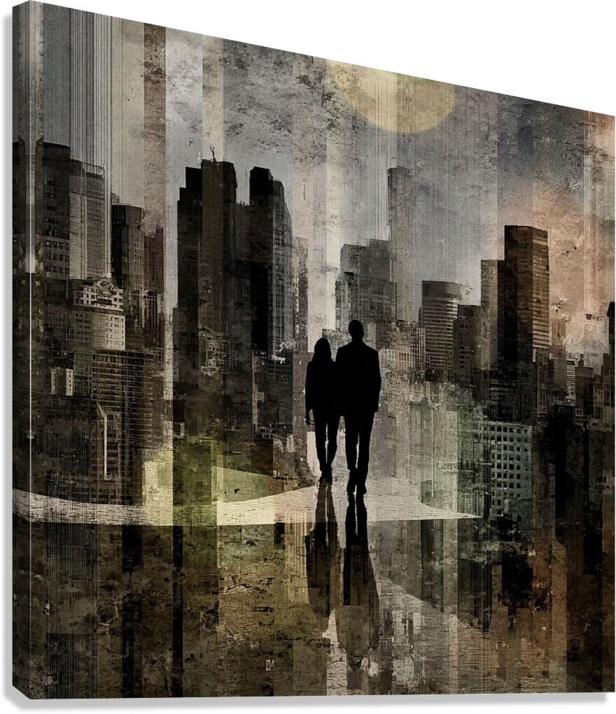 Where Shadows Walk Canvas Print