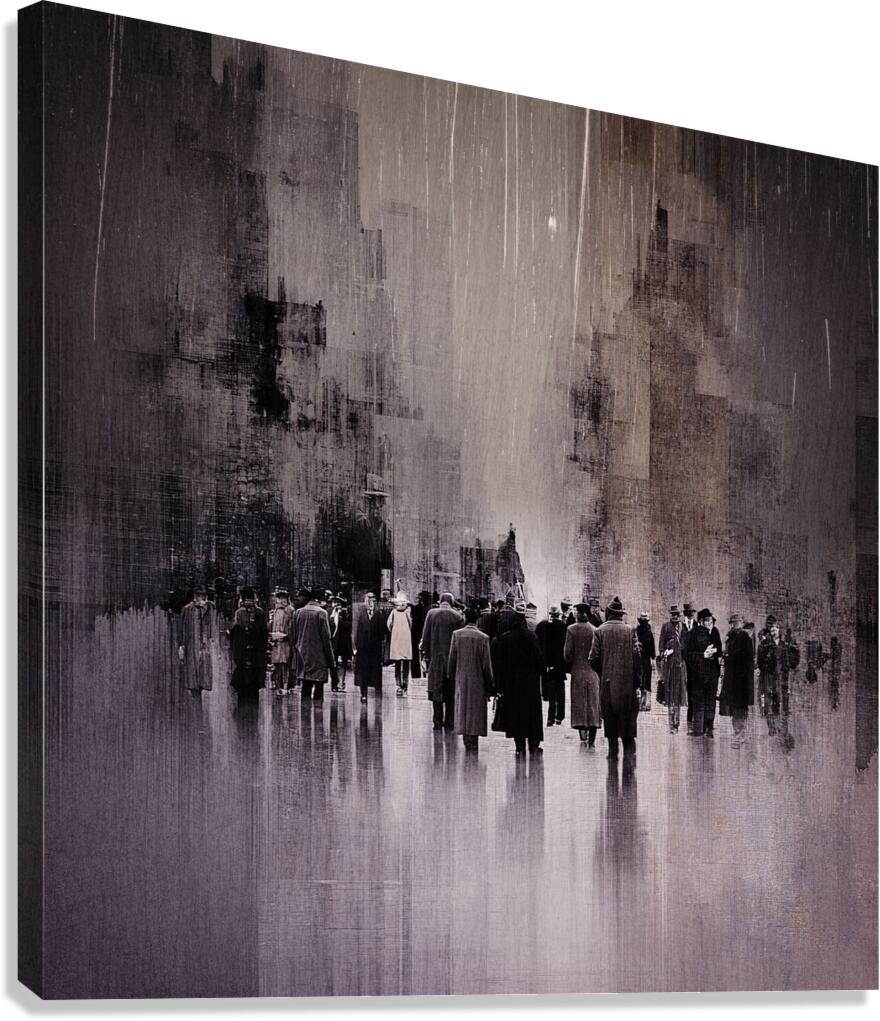 Ghosts in the Rain Canvas Print
