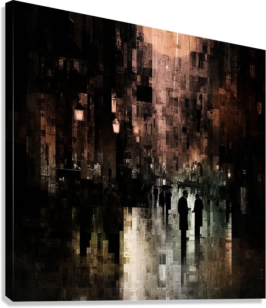 Lantern Pathways Canvas Print