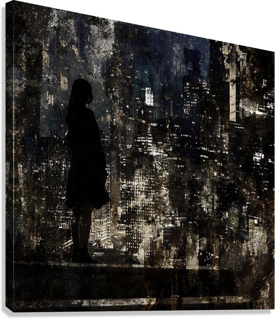 Where the Lights Begin Canvas Print