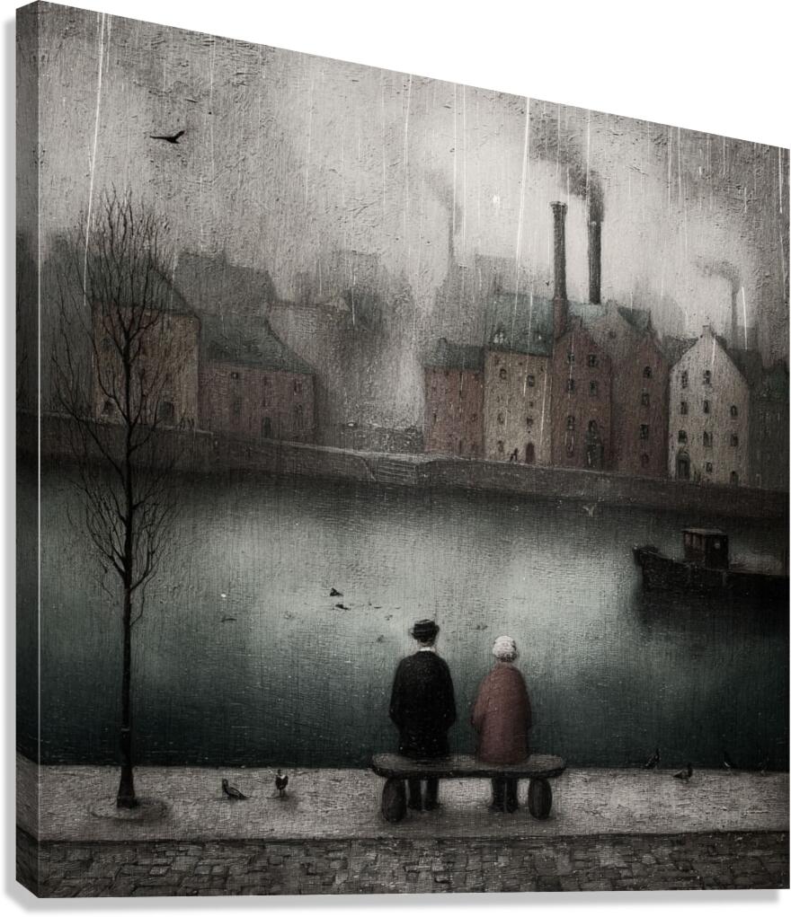 Ashes in the Rain Canvas Print