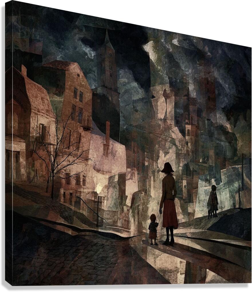 Fractured Horizons Canvas Print