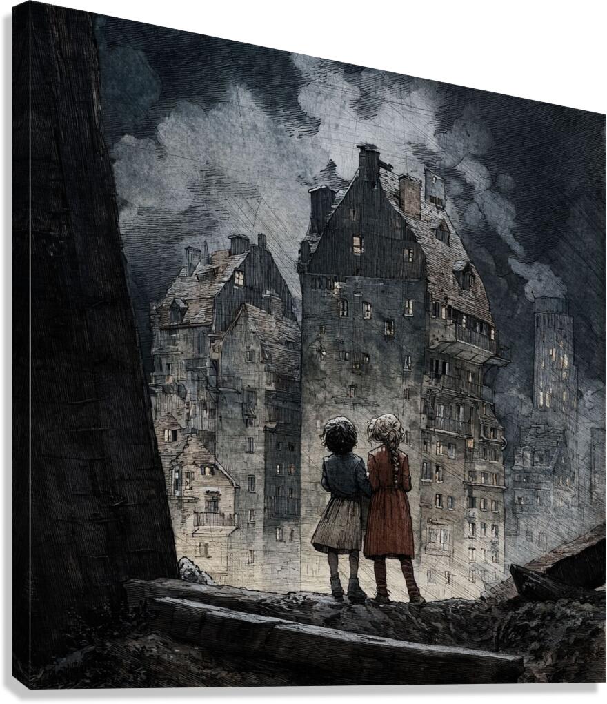 The Hollow City Canvas Print