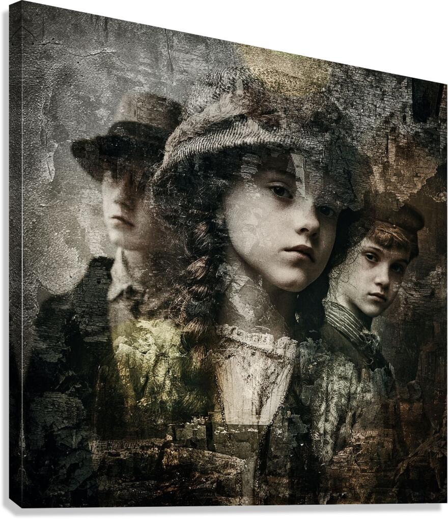 Forgotten Faces Canvas Print