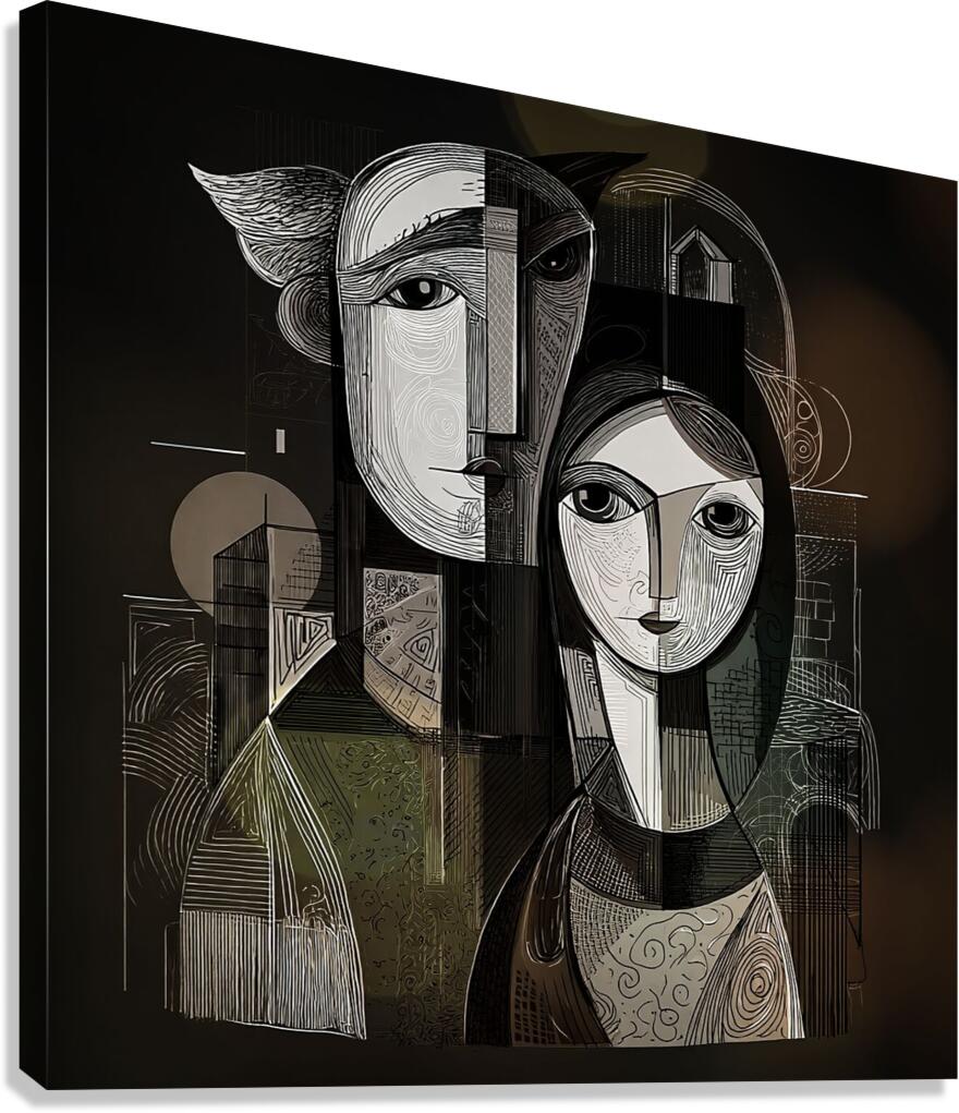 Shadows Between Us Canvas Print