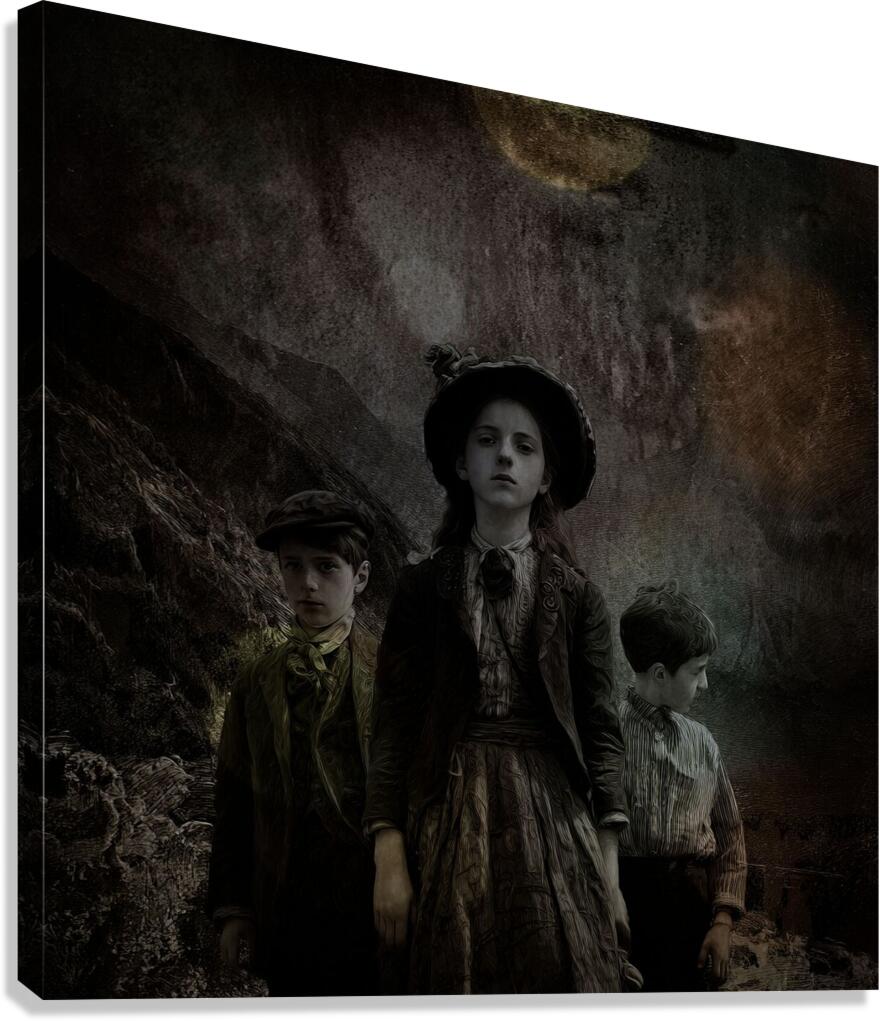 The Hollow Stare Canvas Print