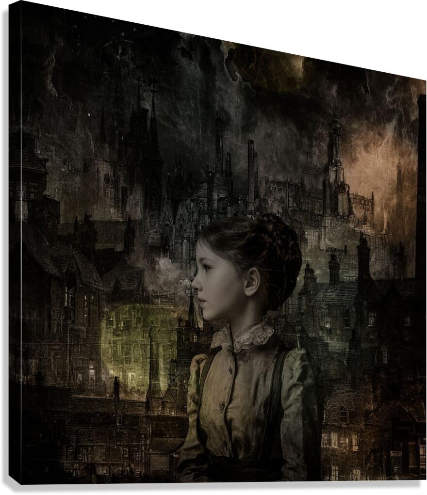 Factory Girl Canvas Print