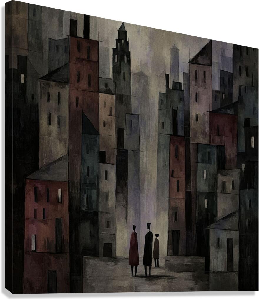 Where Windows Keep Watch Canvas Print