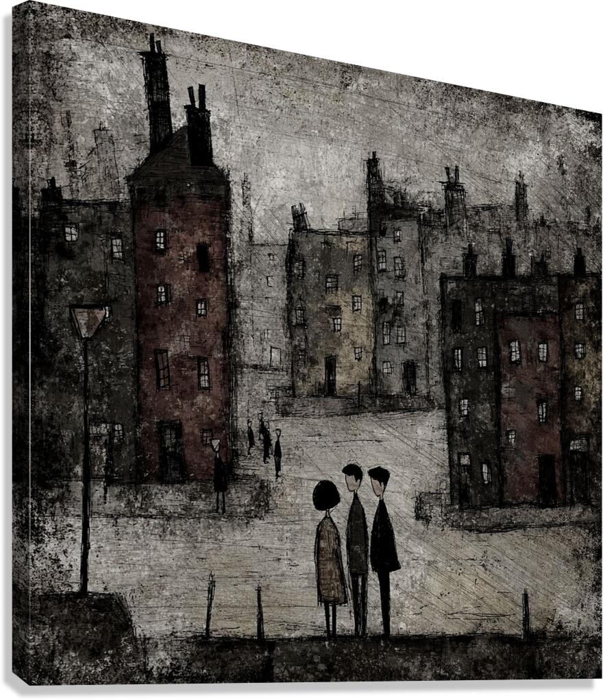 In The Courtyard Canvas Print