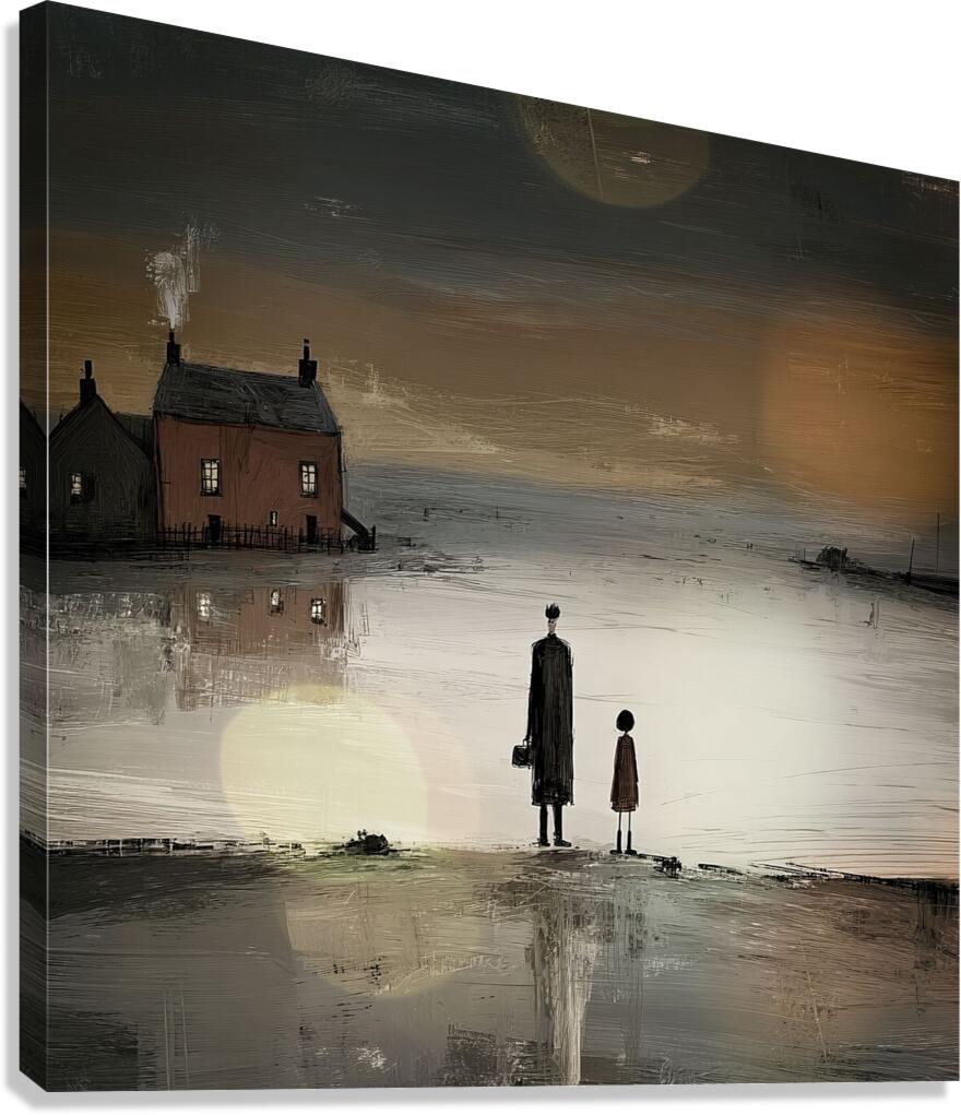 The Waiting Shore Canvas Print