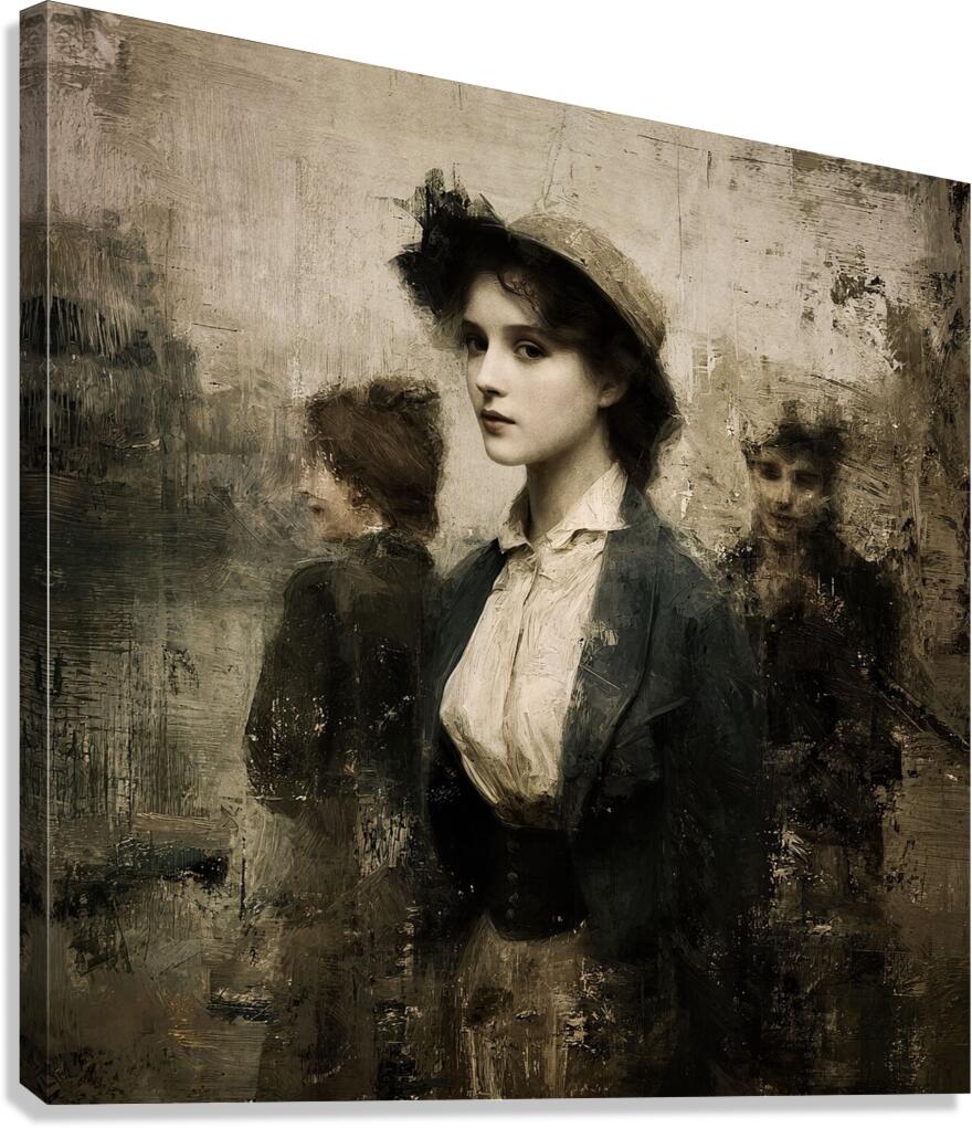 Painted in Shadows Canvas Print