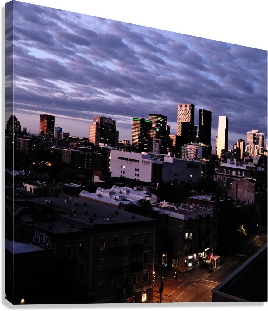 Montreal Morning Canvas Print