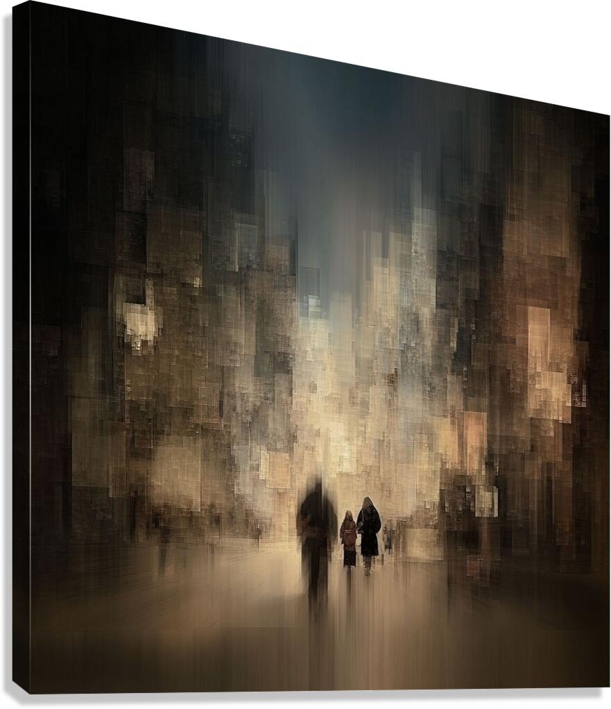 The Blur Between Worlds Canvas Print