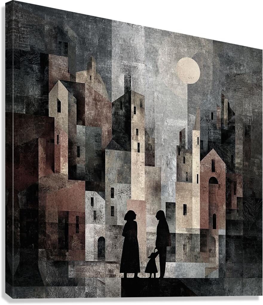 Watching Walls Canvas Print