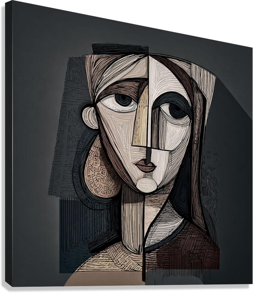 Haunted Geometry Canvas Print