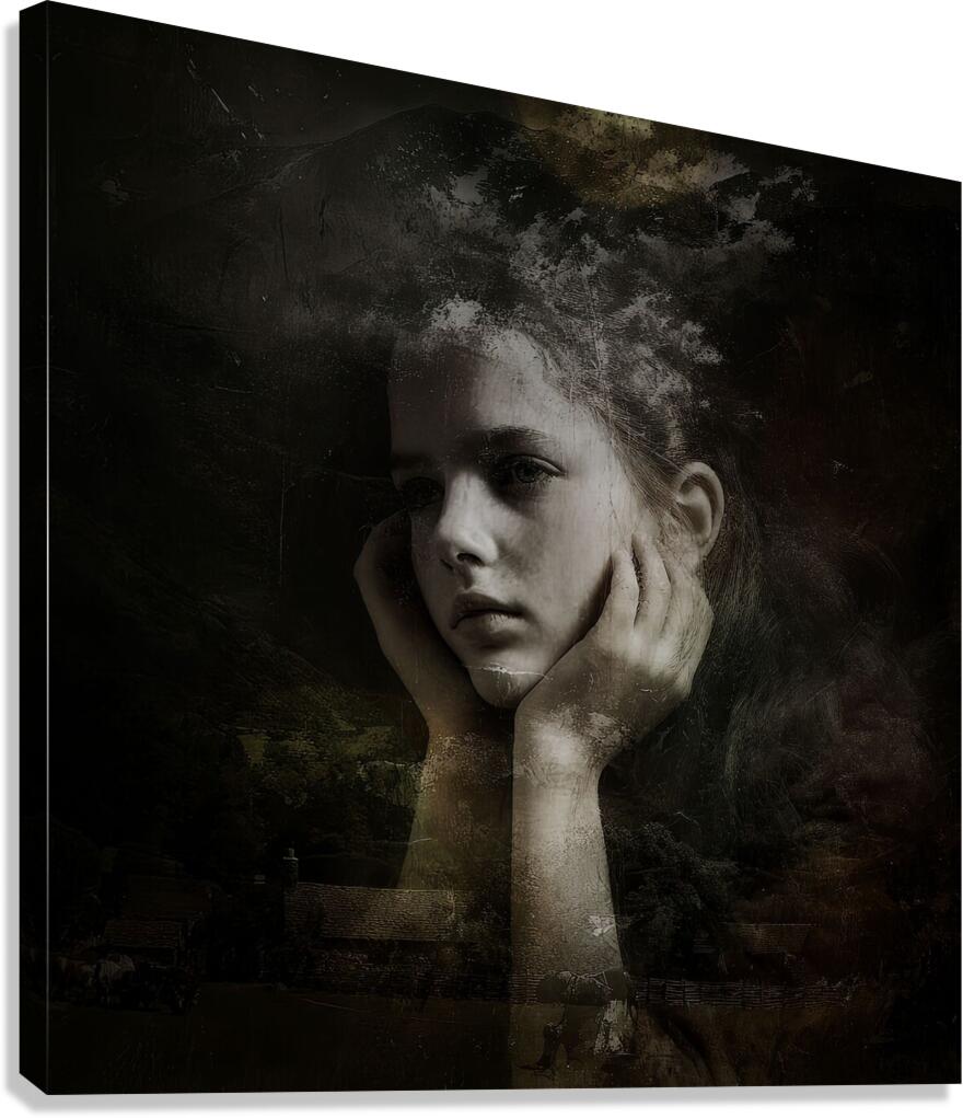 The Weight of Memory Canvas Print