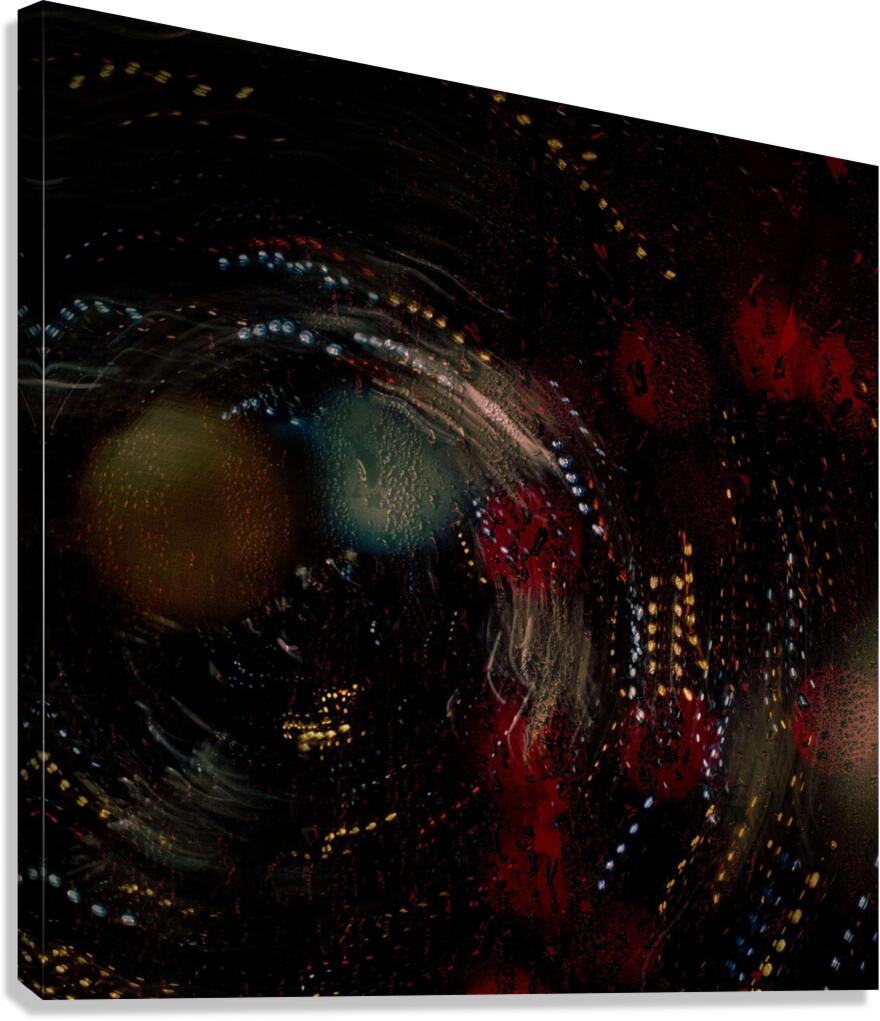 Spiral of Holiday Light Canvas Print