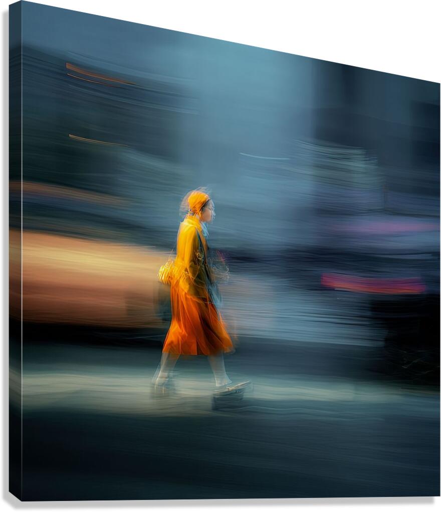 Amber on the Move Canvas Print