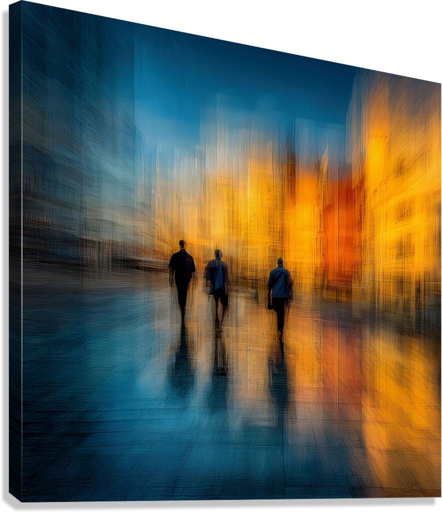 Where Light Walks Canvas Print