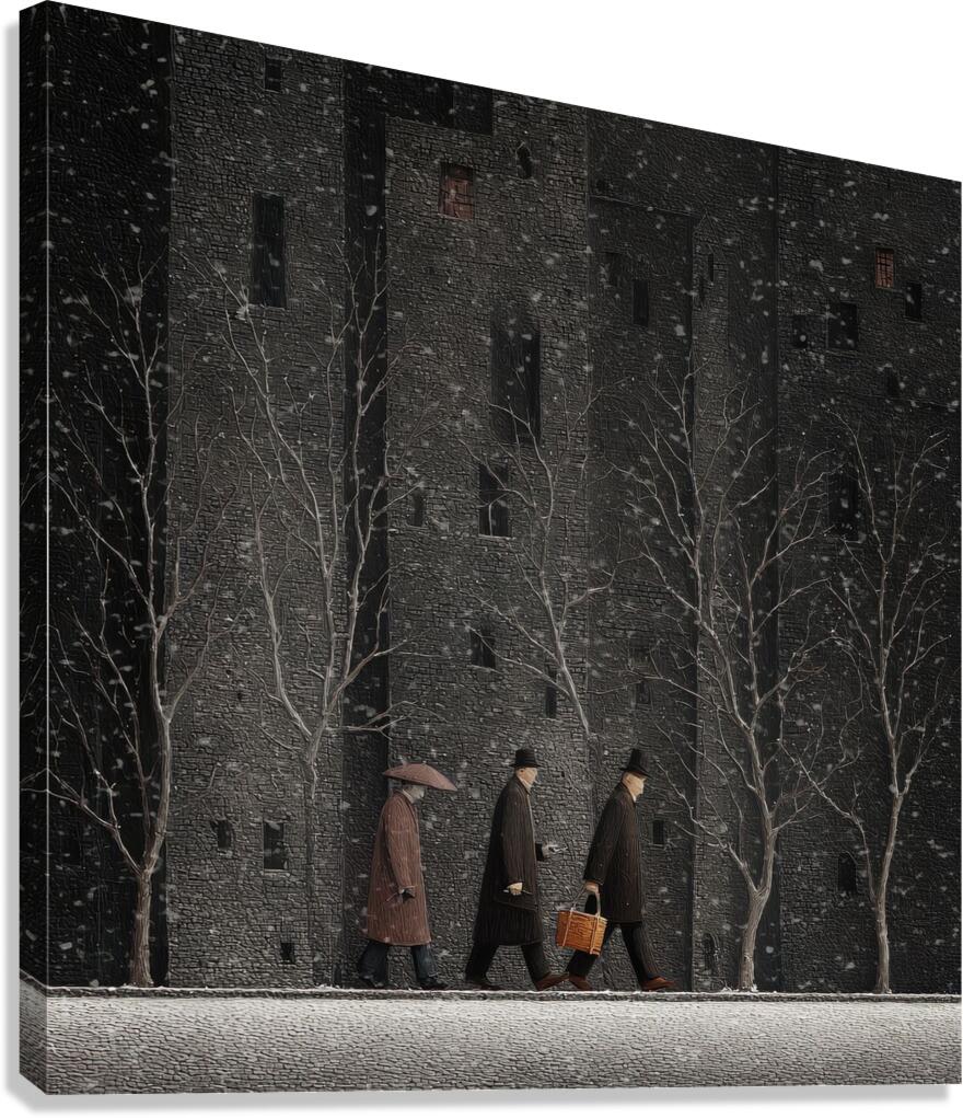 Frost on Barren Limbs Canvas Print