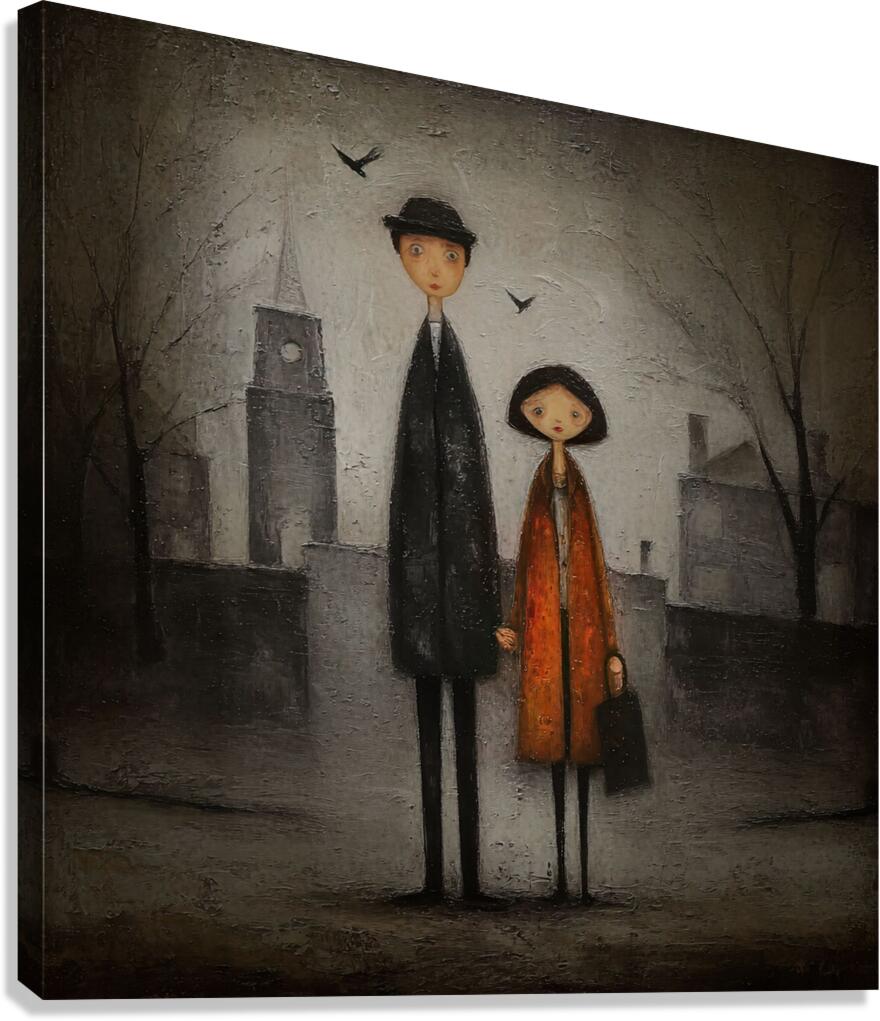 Where the Crows Remember Canvas Print