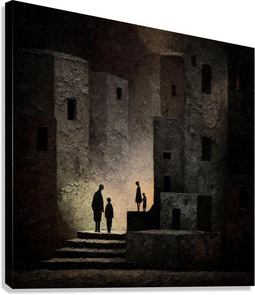 Ashlight on Silhouettes Canvas Print