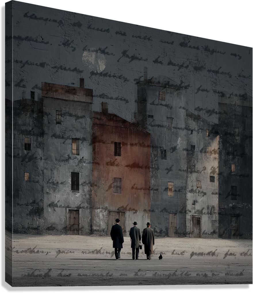 The Sin Inside the Prayer Canvas Print