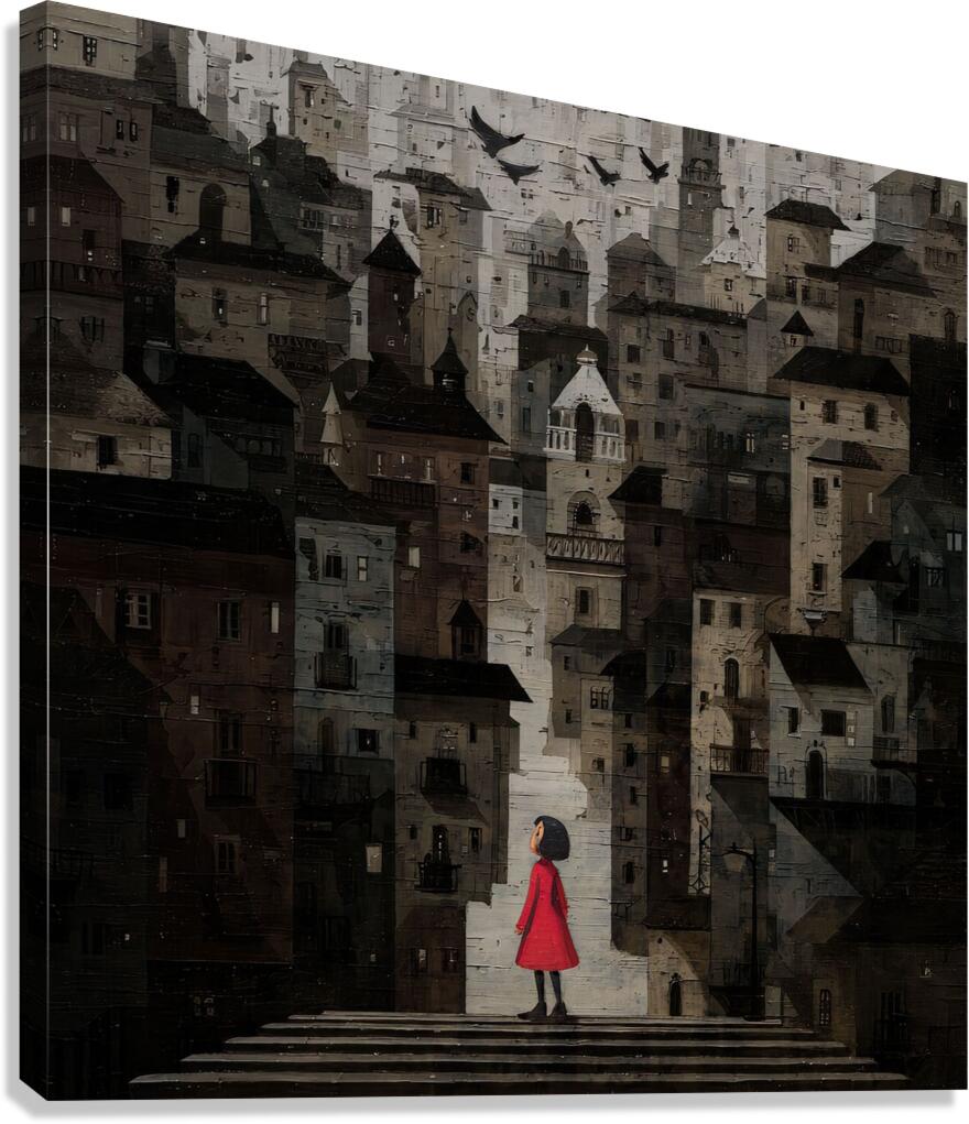 Stairway of Silence Canvas Print