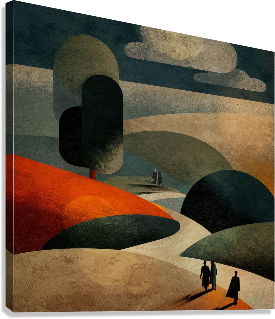 Where the Hills Remember Canvas Print