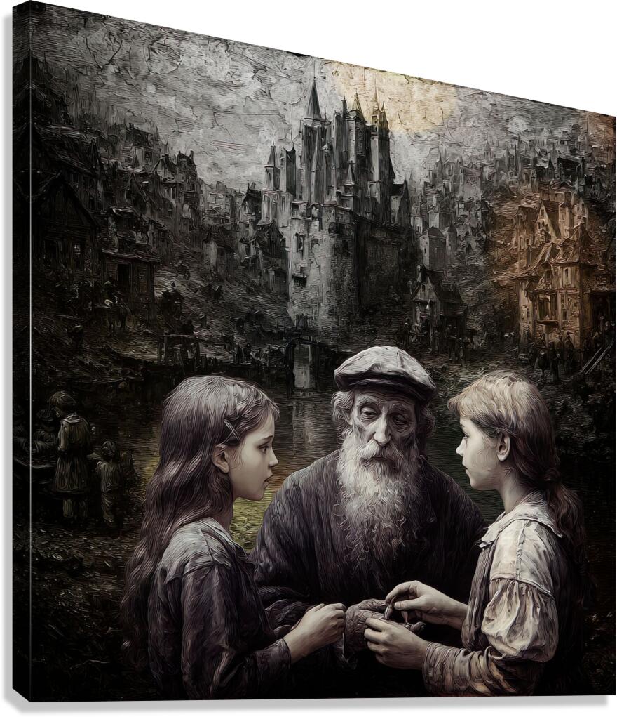 Old Hands Canvas Print