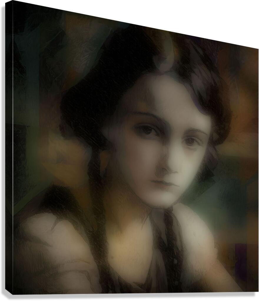 Faded Porcelain Canvas Print