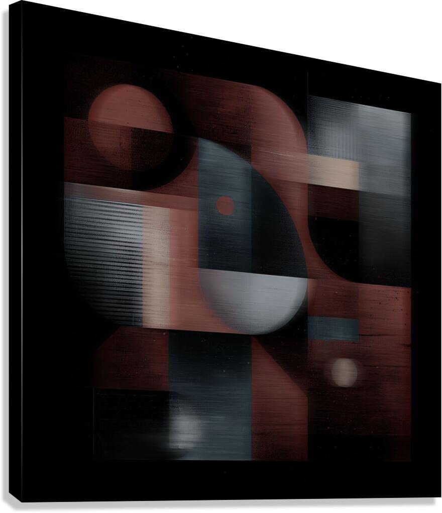 The Geometry of Quiet Canvas Print