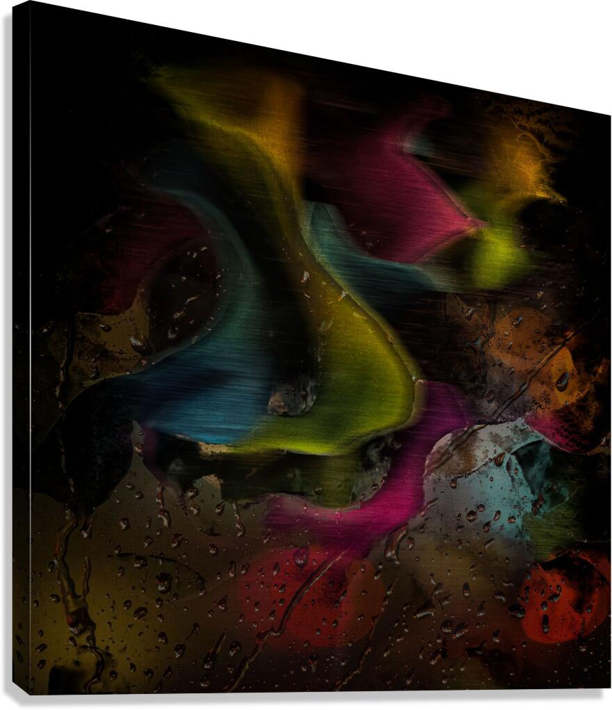 Chromatic Downpour Canvas Print