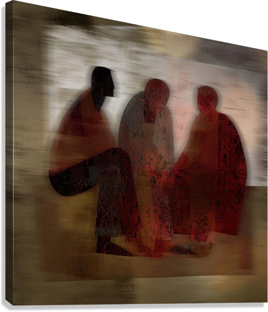 Circle of Embers Canvas Print