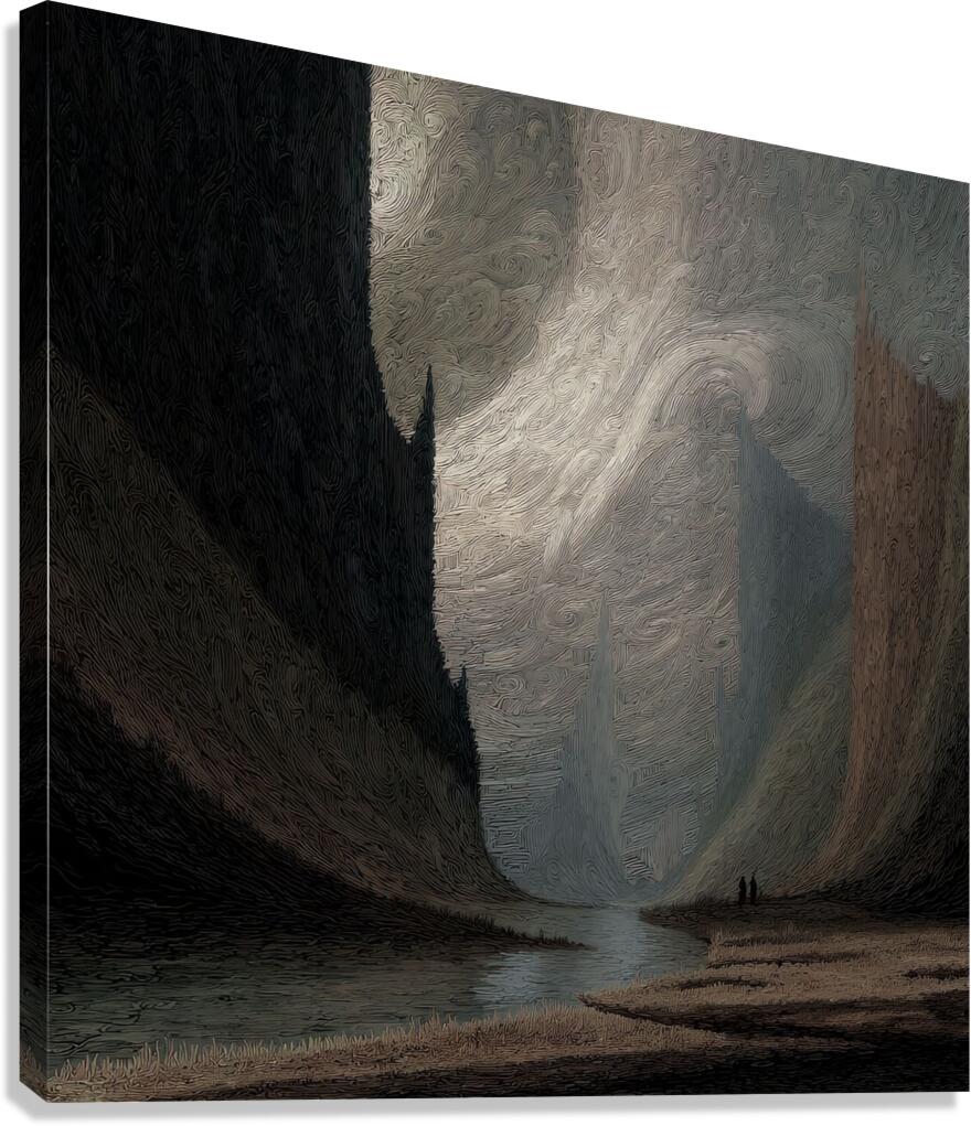 The Last Light Canvas Print