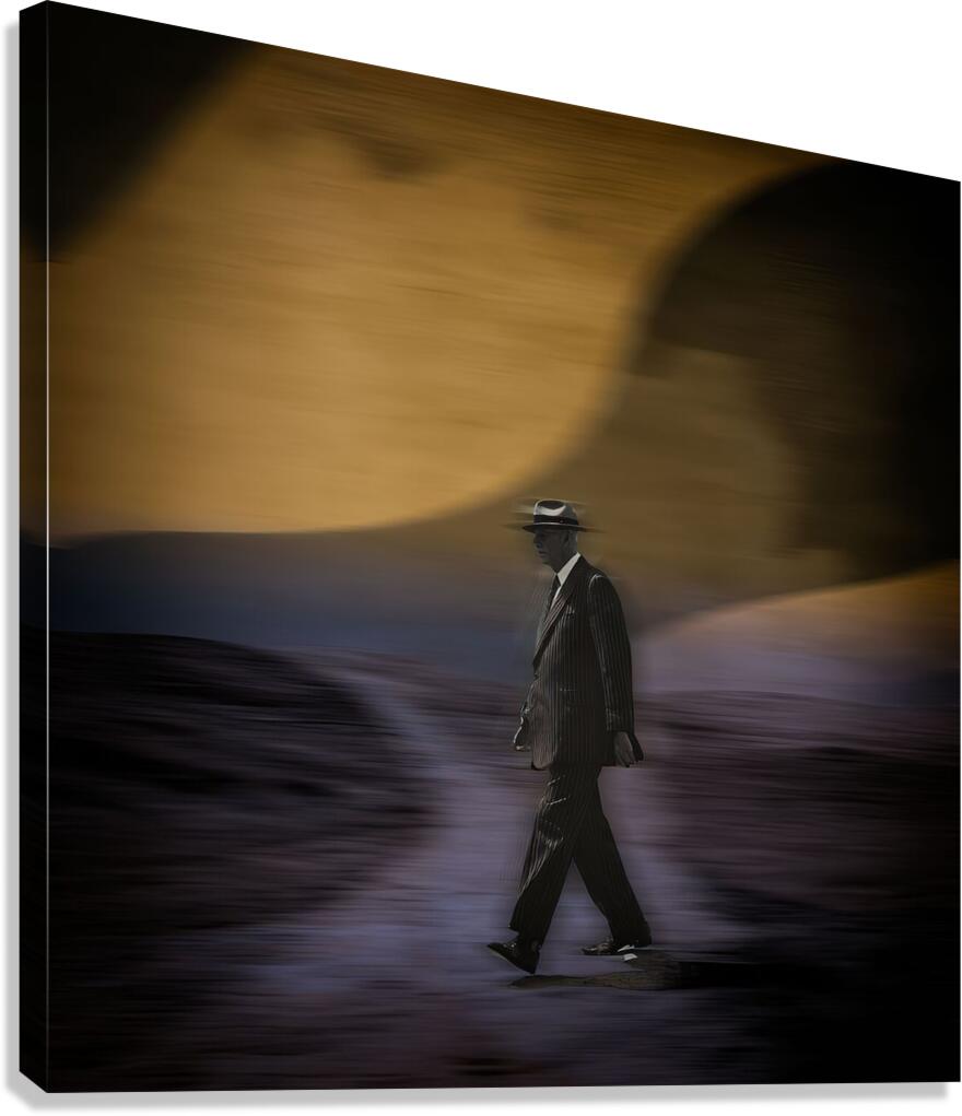 Crossing the Quiet Divide Canvas Print