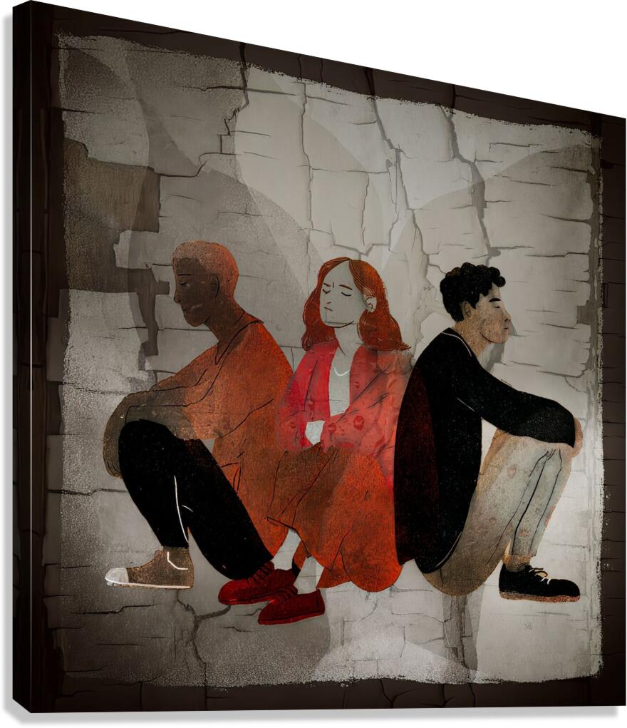 Cracks in the Soul Canvas Print