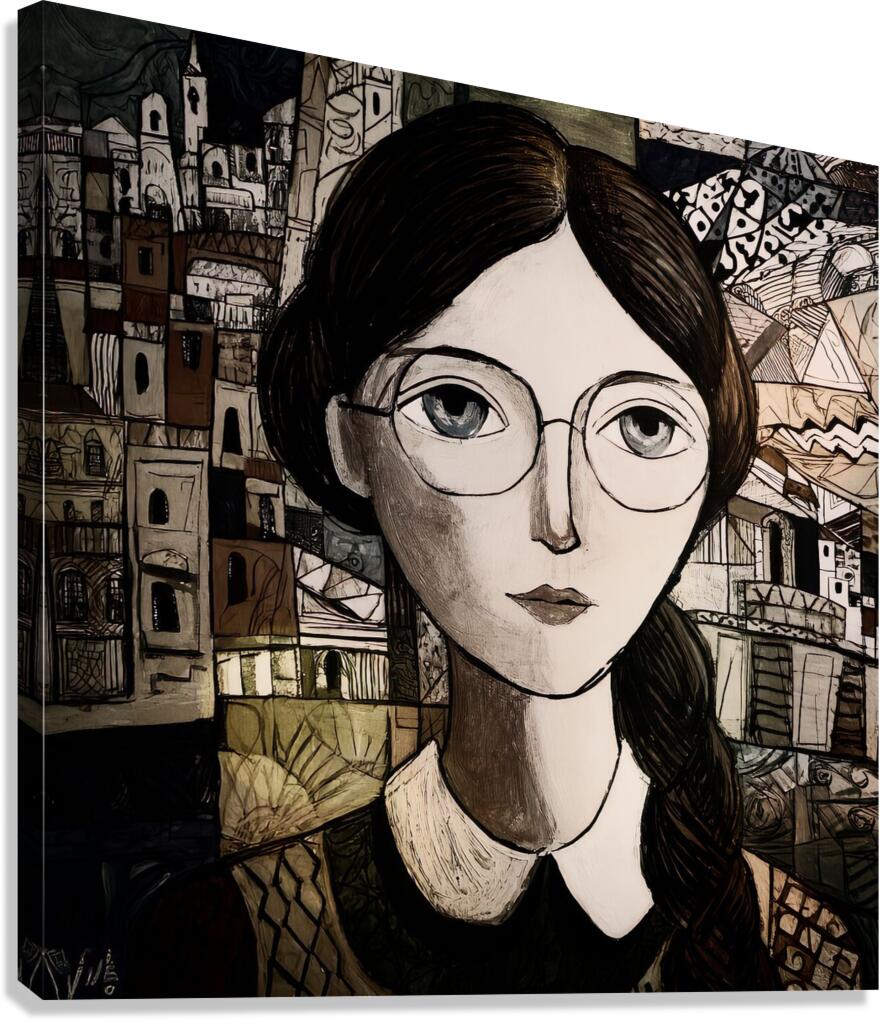 Eyes That Build Tomorrow Canvas Print