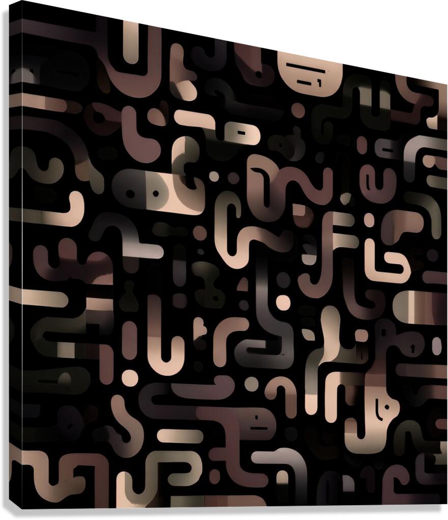 The Language of Curves Canvas Print
