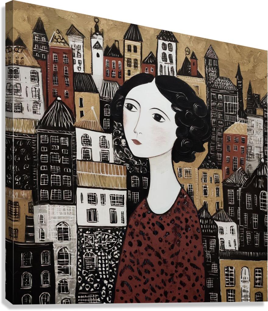 A City Listens Canvas Print