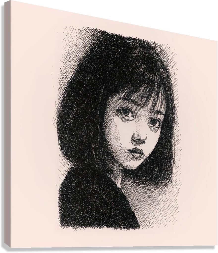 Inked Reverie Canvas Print