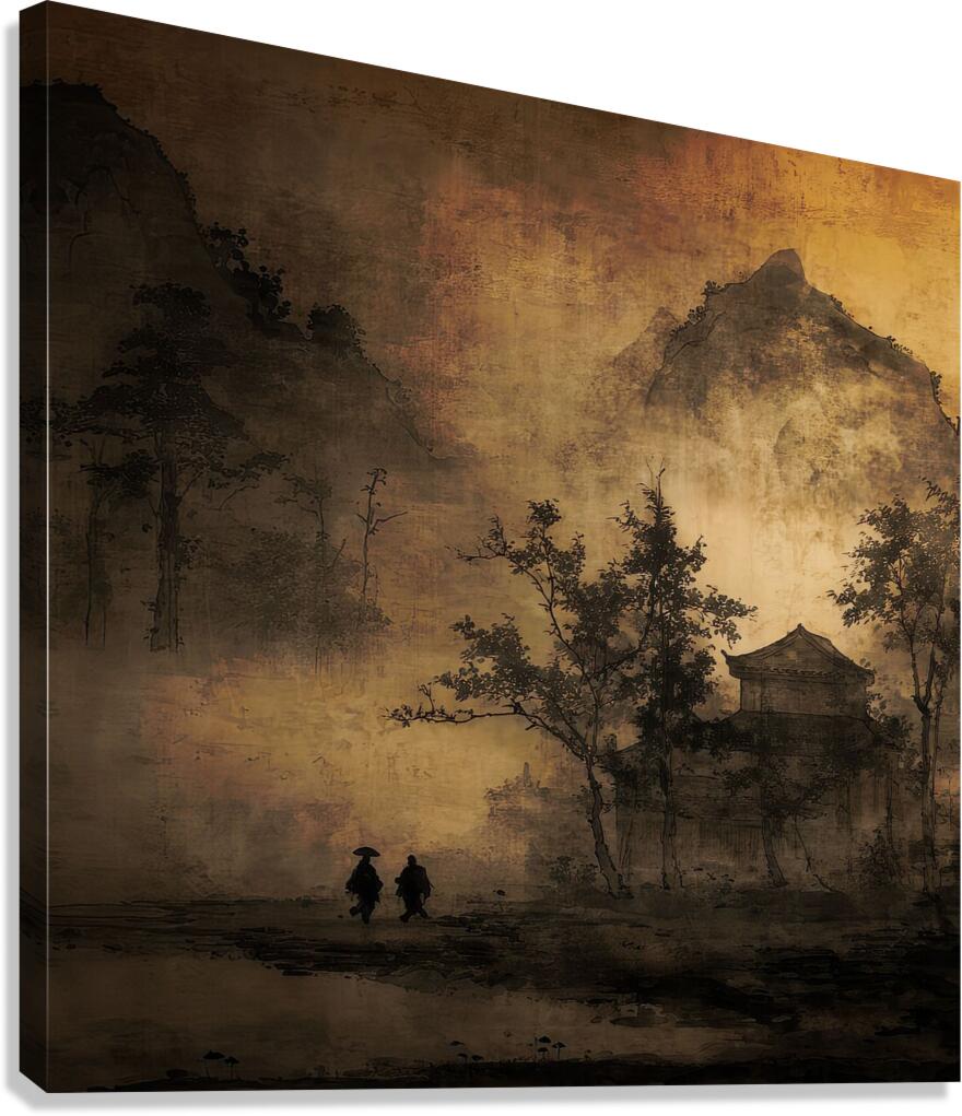 Temple of Fading Light Canvas Print