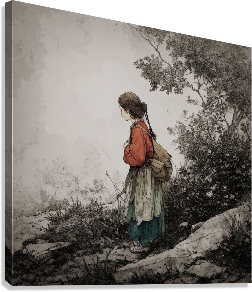 The Listening Path Canvas Print