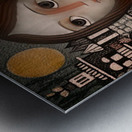 The City Within Her Metal print