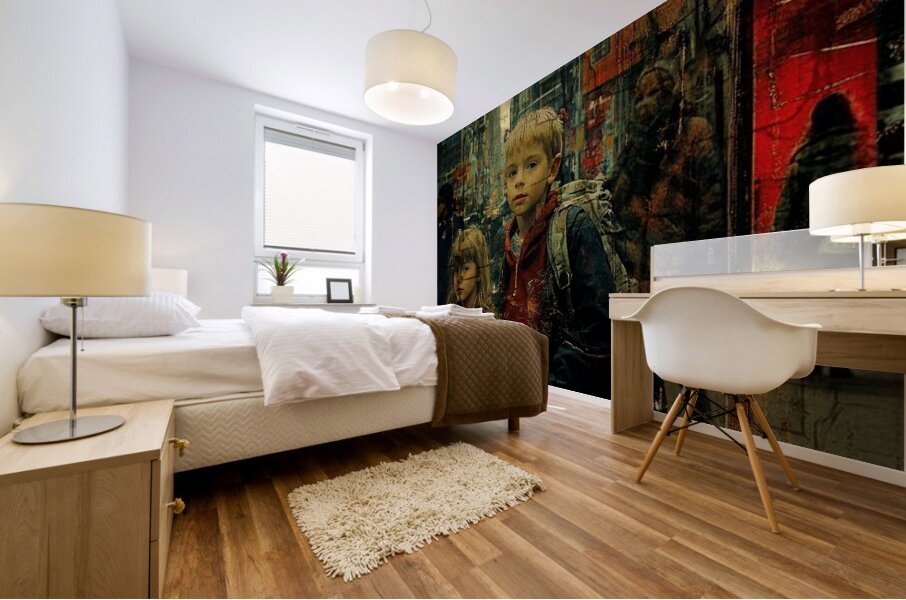 Ghosts in the Streets Mural print